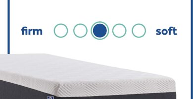 Sealy - Cama híbrida en una caja - 12 pulgadas, sensación media, tamaño queen, tecnología CopperChill, certificado CertiPur-US, blanco